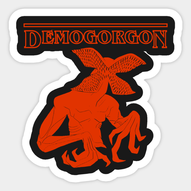 Stranger Things Demogorgon - Strangers Things - Sticker | TeePublic